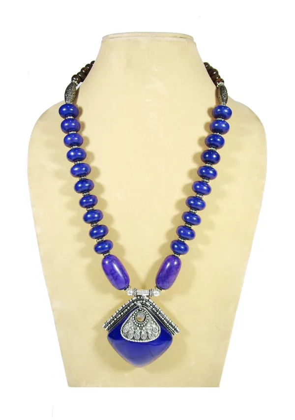 Blue_Beaded_Statement_Necklace_for_Women