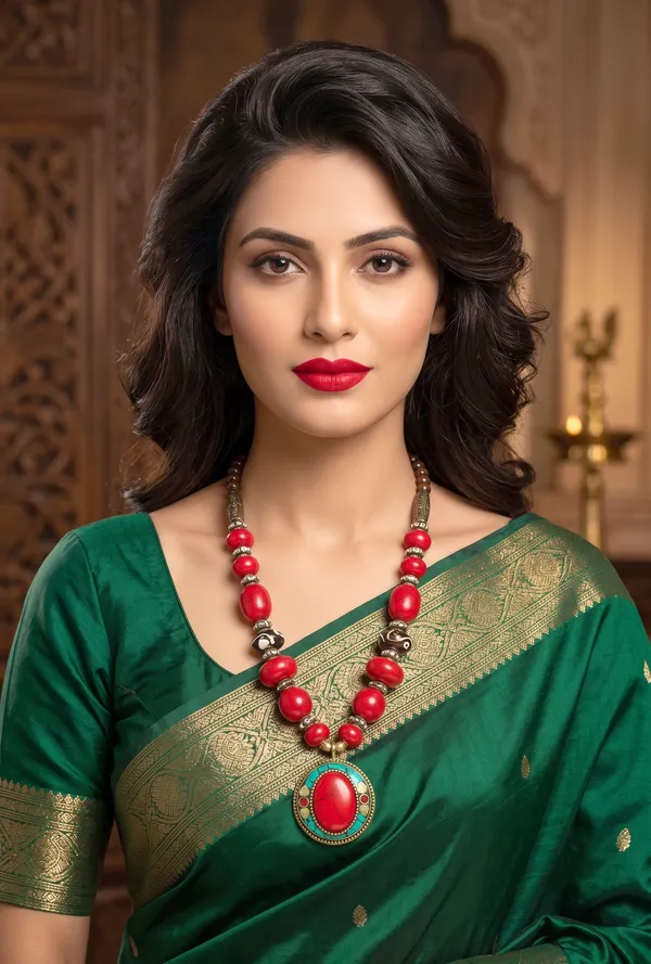Green_Woven_Traditional_Saree_for_Women