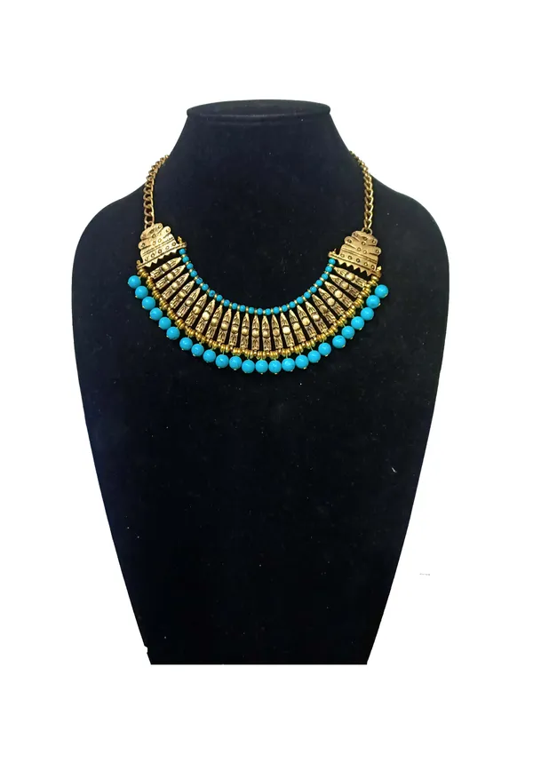 Gold_Tone_Turquoise_Beaded_Statement_Necklace_for_Women