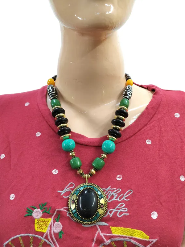 Multicolour_Beaded_Statement_Necklace_for_Women