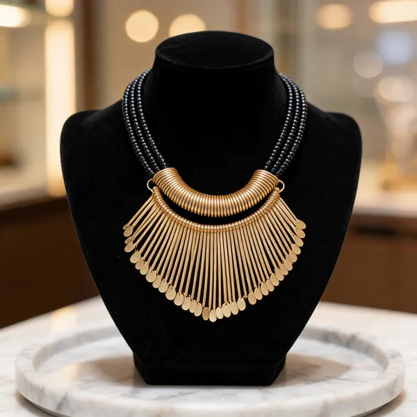 Gold_Glass_Brass_Layered_Statement_Necklace_For_Women