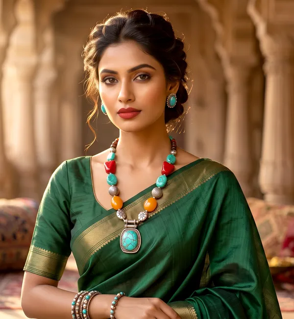 Green_Traditional_Saree_for_Women