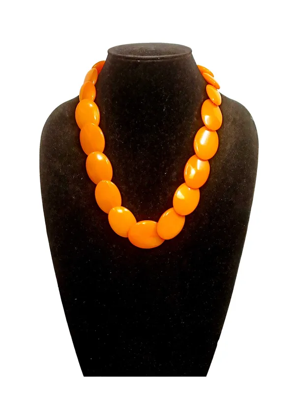 Orange_Beaded_Necklace_for_Women