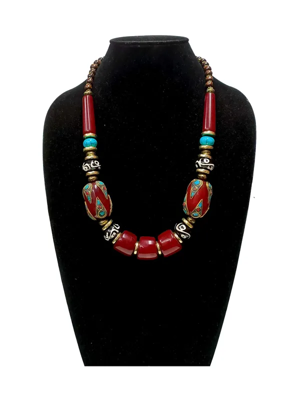Multicolour_Beaded_Statement_Necklace_for_Women