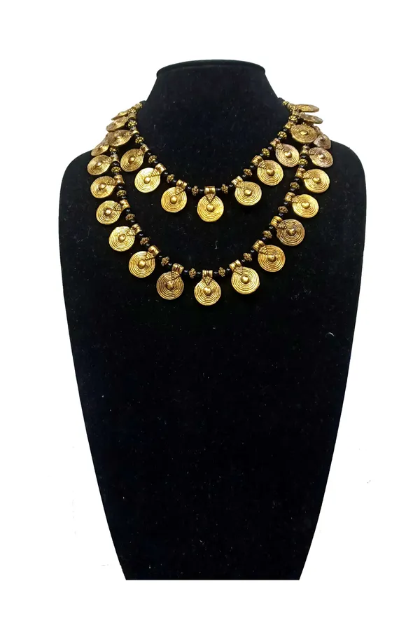 Gold_Tone_Beaded_Layered_Necklace_for_Women