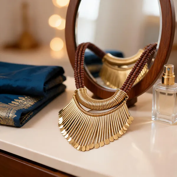 Gold_Glass_Brass_Layered_Statement_Necklace_For_Women