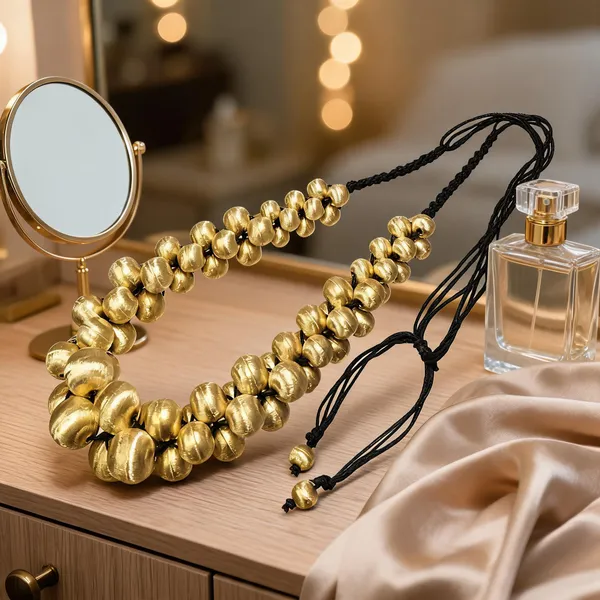Gold_Brass_Thread_Beaded_Necklace_For_Women
