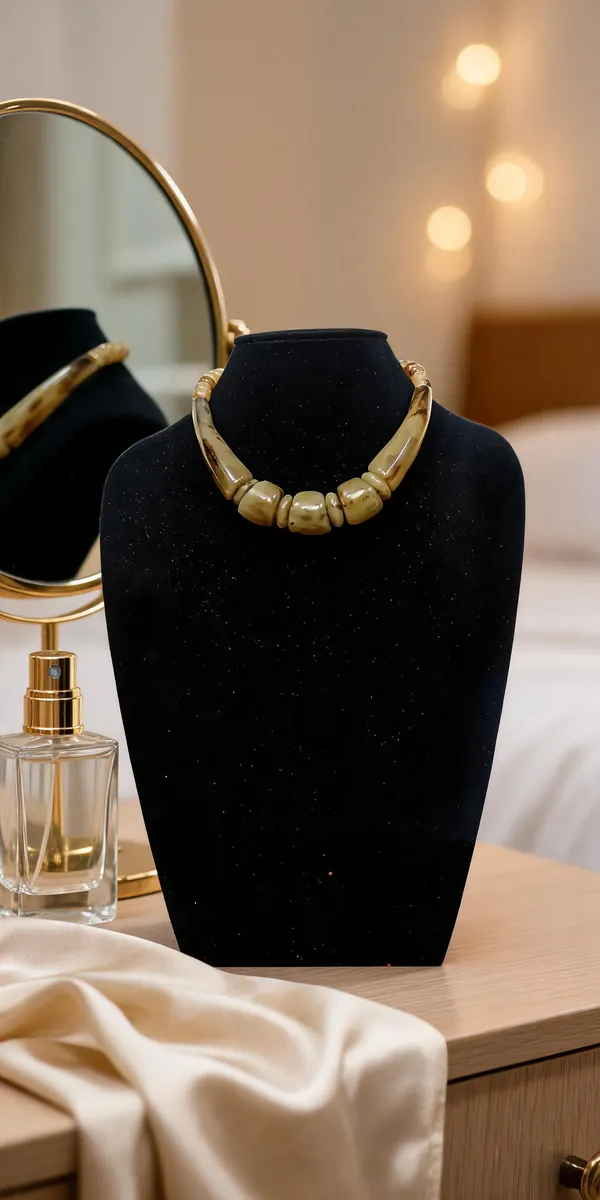 Gold_Resin_Beaded_Necklace_For_Women