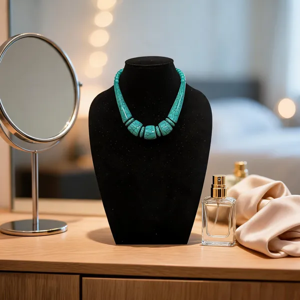 Turquoise_Resin_Graduated_Beaded_Statement_Necklace_For_Women