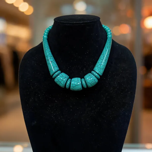 Turquoise_Resin_Graduated_Beaded_Statement_Necklace_For_Women