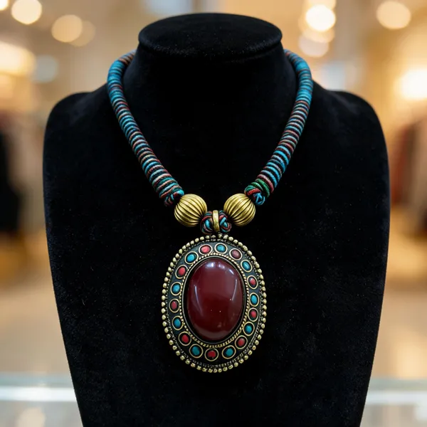 Black_Beaded_Statement_Necklace_For_Women