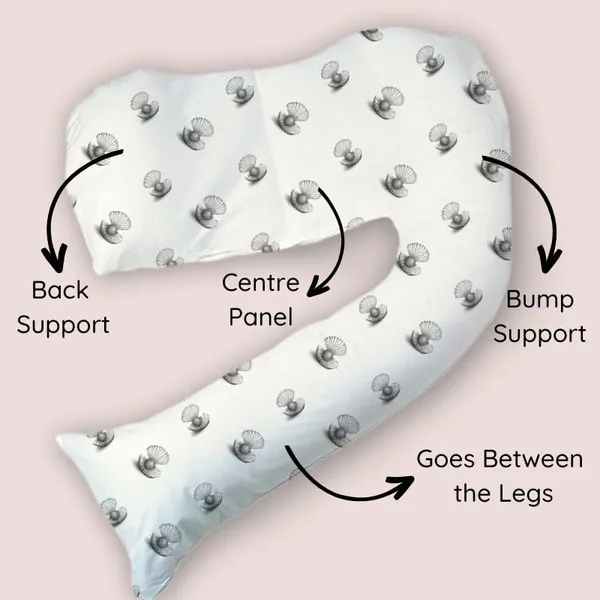 J_Shape_Pregnancy_Pillow_With_Cover_And_Eye_Mask