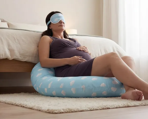 J_Shape_Pregnancy_Pillow_With_Cover_And_Eye_Mask