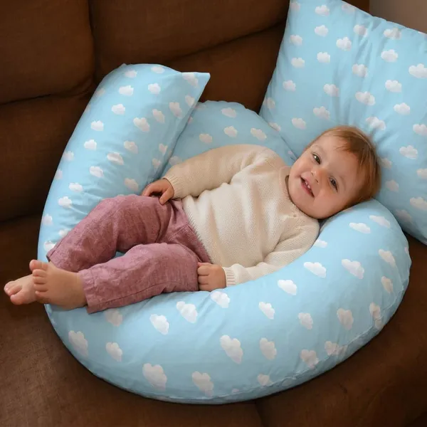 J_Shape_Pregnancy_Pillow_With_Cover_And_Eye_Mask