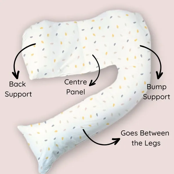 J_Shape_Pregnancy_Pillow_With_Cover_And_Eye_Mask