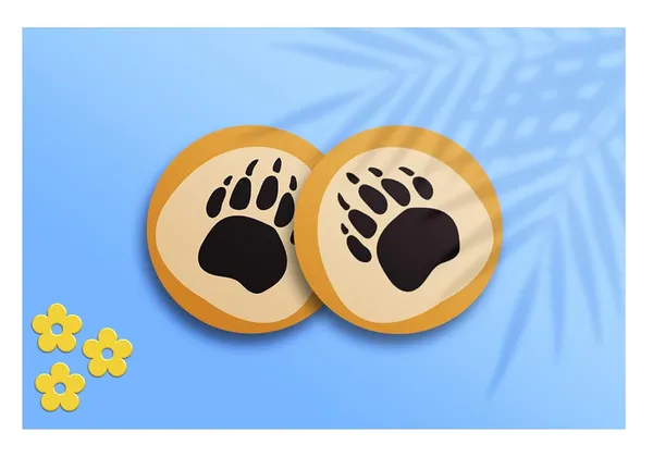 Teddy_Bear_Head_Shaped_Dining_Placemat_With_Coaster_Set_For_Kids