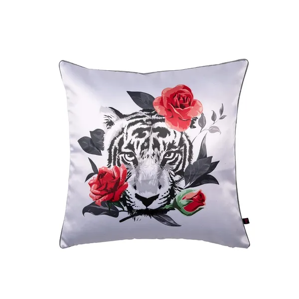 Tiger_Print_Polyester_Satin_Cushion_Cover
