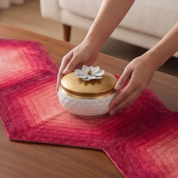 Polyester_Velvet_Blend_Printed_Table_Runner