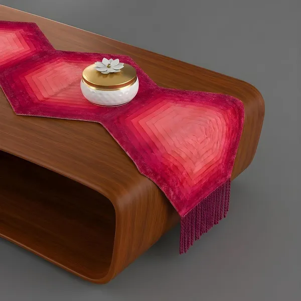 Polyester_Velvet_Blend_Printed_Table_Runner