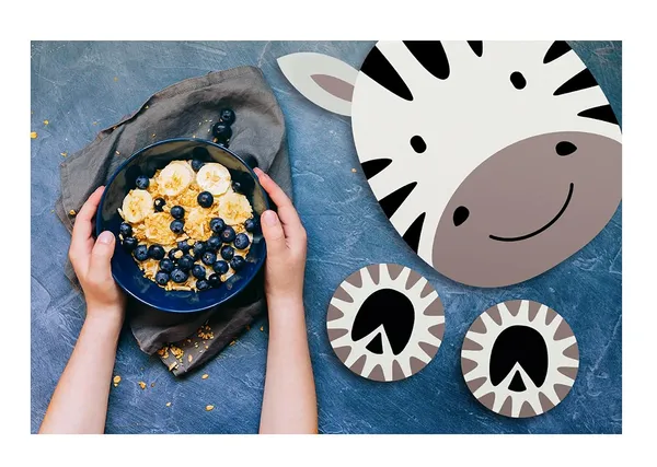 Kids_Dining_Table_Placemat_With_Coasters