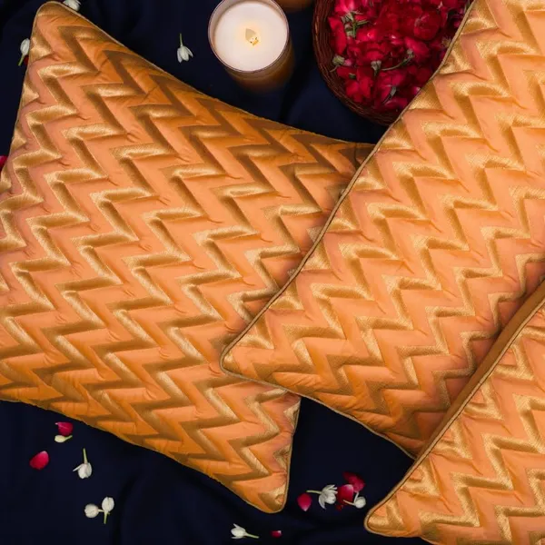 Chevron_Brocade_Quilted_Square_Cushion_Cover_-_16X16_Inch_(Pack_Of_2)