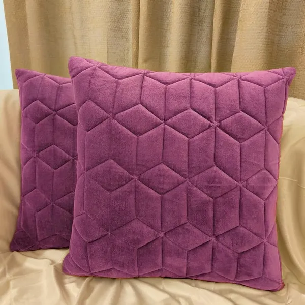 Cotton_Velvet_Quilted_Cushion_Cover_With_Zipper_-_20X12_Inch_(Pack_Of_2)