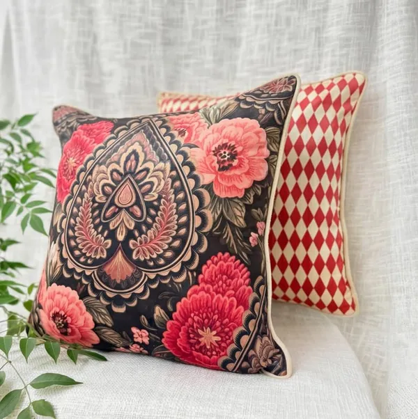 Velvet_Rose_Print_Cushion_Cover
