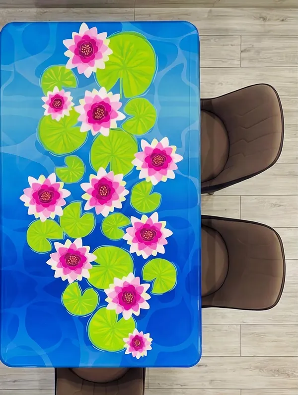 Polyester_Canvas_Blend_Rectangle_Dining_Table_Cover_-_52X90_Inch(Pack_Of_1)