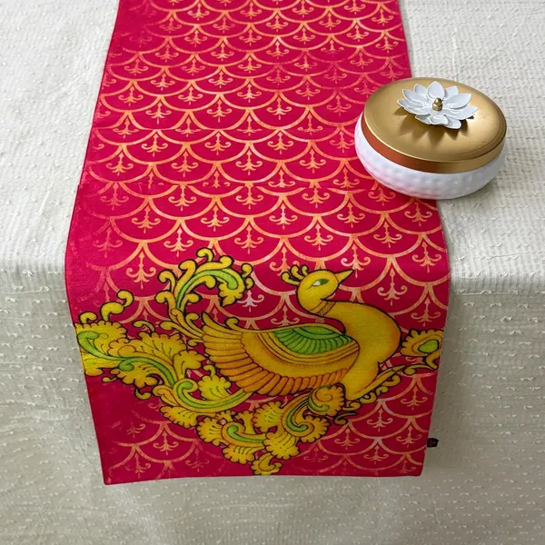 Silk_Blend_Peacock_Design_Table_Runner