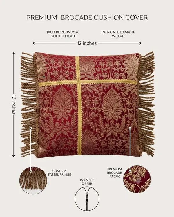 Brocade_Cushion_Cover_With_Tassel_Fringe_-_12X12_Inch_(Pack_Of_2)
