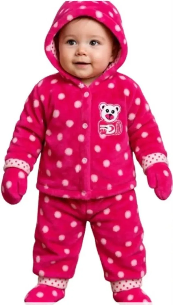 Pink_Wool_Hooded_Winterwear_Set_For_Baby