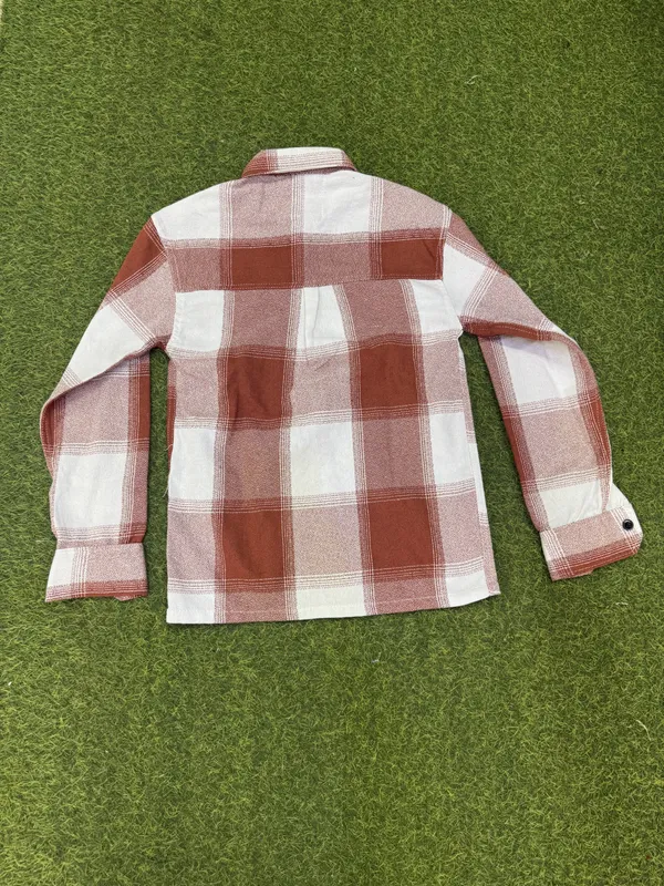 Brown_Crepe_Checkered_Full_Sleeve_Shirt_For_Boys