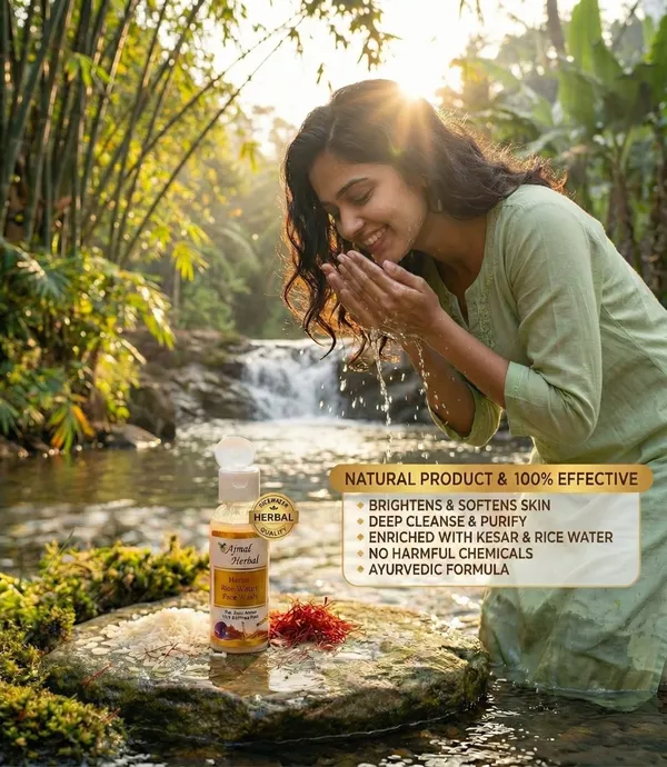 100Ml_Ajmal_Herbal_Kesar_Rice_Water_Face_Wash_For_Radiant_Velvet_Soft_Skin_Copy