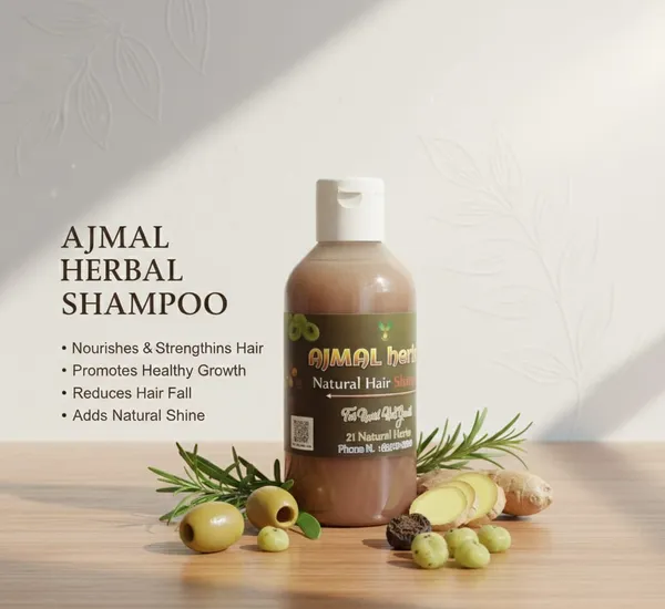 500ml_Ajmal_Herbal_Natural_Hair_Shampoo_Anti_Hair_Fall_Scalp_Nourishment_Organic_Herbal_Formula