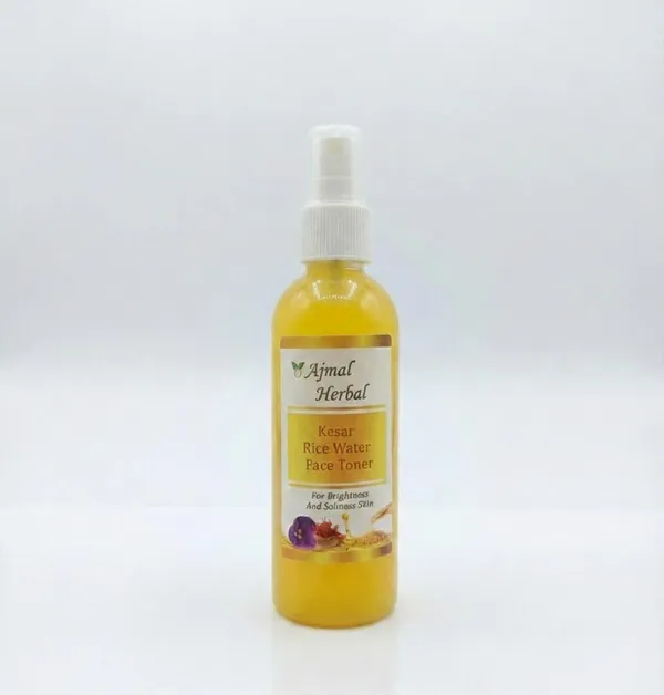 100ml_Ajmal_Herbal_Kesar_Rice_Water_Face_Toner_Glowing_Skin