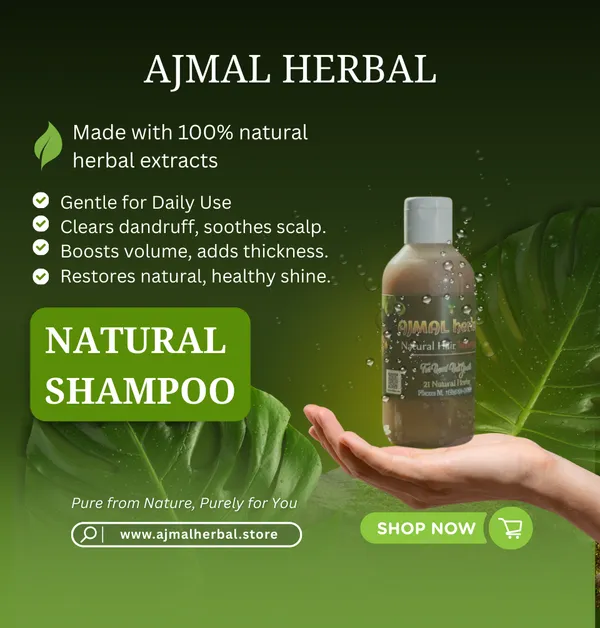 100ml_Ajmal_Herbal_Natural_Hair_Shampoo_Anti_Hair_Fall_Scalp_Nourishment_Organic_Herbal_Formula