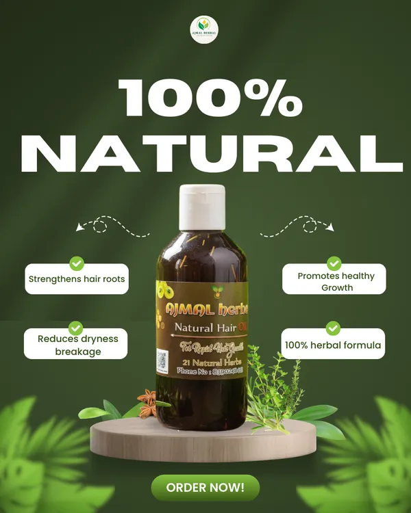 500_Ml_Ajmal_Herbal_21_Herb_Hair_Growth_Oil_Hair_Fall_Control_Strong_Roots