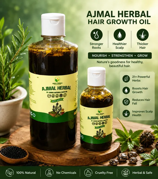 100_Ml_Ajmal_Herbal_21_Herb_Hair_Growth_Oil_Hair_Fall_Control_Strong_Roots