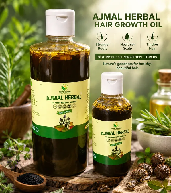 100_Ml_Ajmal_Herbal_21_Herb_Hair_Growth_Oil_Hair_Fall_Control_Strong_Roots