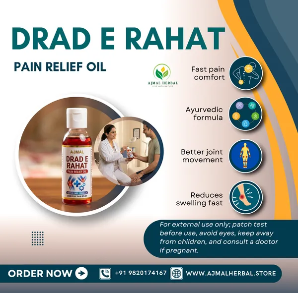 50ml_Ajmal_Drad_E_Rahat_Pain_Relief_Oil_Ayurvedic_Artho_Care