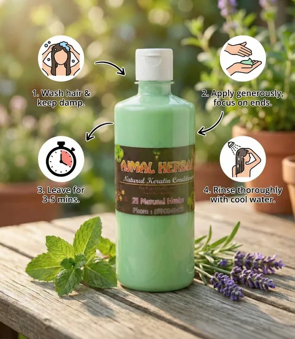 100g_Ajmal_Herbal_Natural_Keratin_Conditioner_With_21_Essential_Herbs_For_Rapid_Hair_Growth_And_Deep_Repair