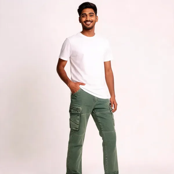 Green_Cotton_Regular_Fit_Cargo_Pants_For_Men