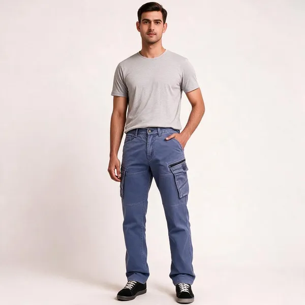 Sky_Blue_Cotton_Regular_Fit_Cargo_Pants_For_Men