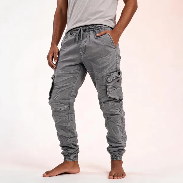Grey_Cargo_Jogger_Pants_For_Men