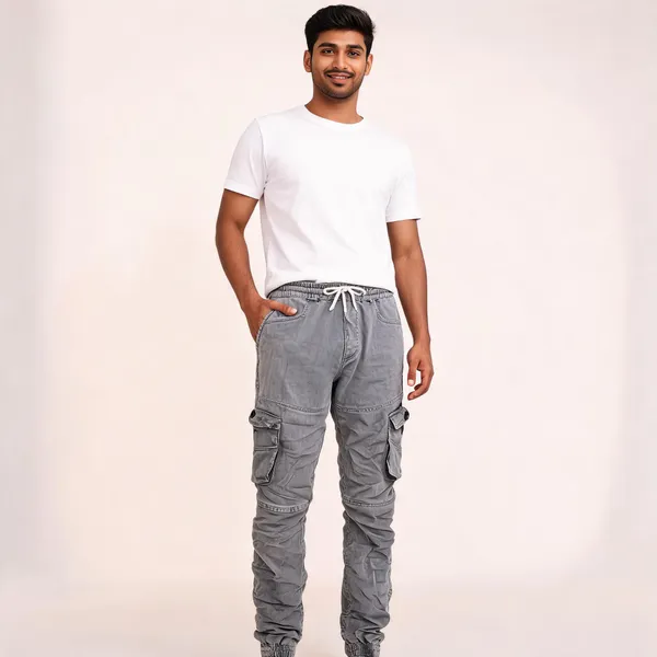 Grey_Cargo_Jogger_Pants_For_Men