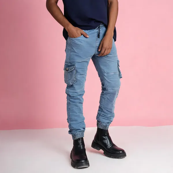 Light_Blue_Cargo_Jogger_Pants_For_Men