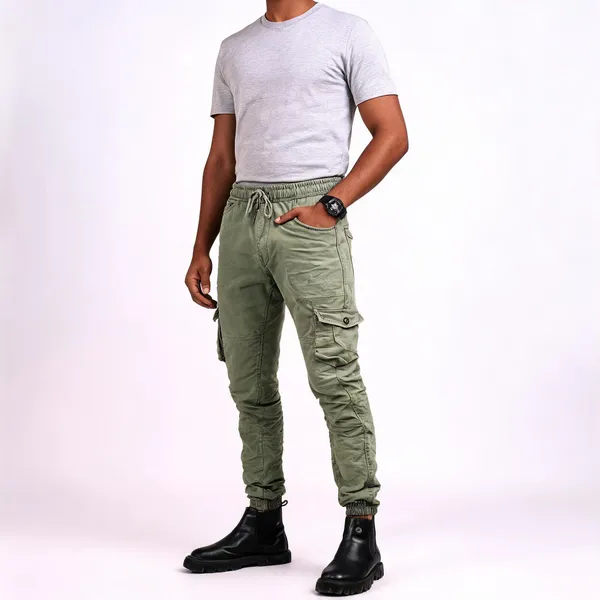 Green_Cargo_Jogger_Pants_For_Men