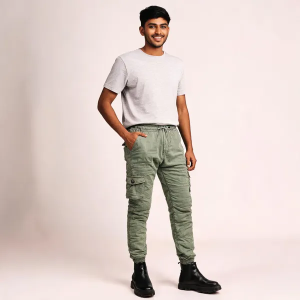 Green_Cargo_Jogger_Pants_For_Men