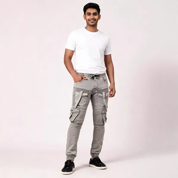 Grey_Cargo_Jogger_Pants_For_Men