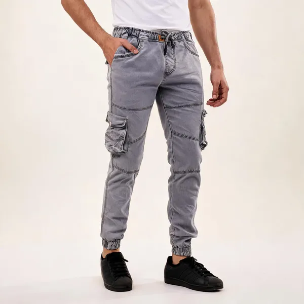 Grey_Cargo_Jogger_Pants_For_Men